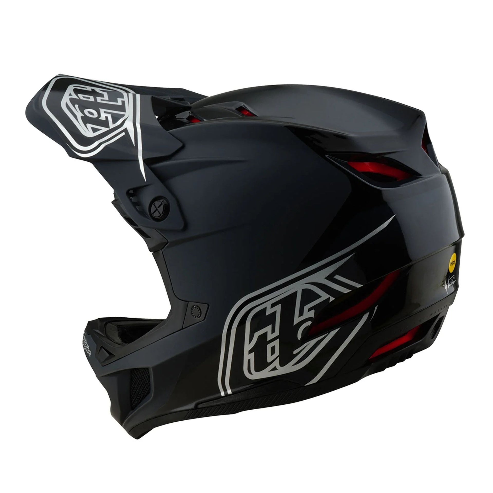 Casco Troy Lee Designs D4 Polyacrylite Shadow Black
